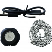 Фонарь-брелок с цепочкой MecArmy CPL2 (Black) — дополнительное фото
