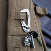 Титановый мультитул-карабин для ключей MecArmy EH3 — дополнительное фото