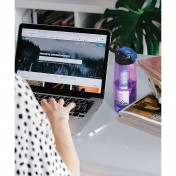 Туристическая бутылка с фильтром для питьевой воды Membrane Solutions Water Filter Bottle (Purple) — дополнительное фото