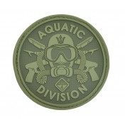 Нашивка-патч на липучке велкро Hazard 4 Aquatic Division (OD Green) — основное фото