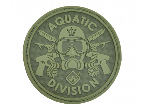 Нашивка-патч на липучке велкро Hazard 4 Aquatic Division (OD Green)