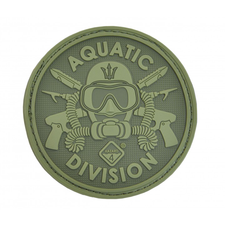 Нашивка-патч на липучке велкро Hazard 4 Aquatic Division (OD Green)