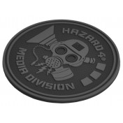 Нашивка-патч на липучке велкро Hazard 4 Media Division (Black) — дополнительное фото