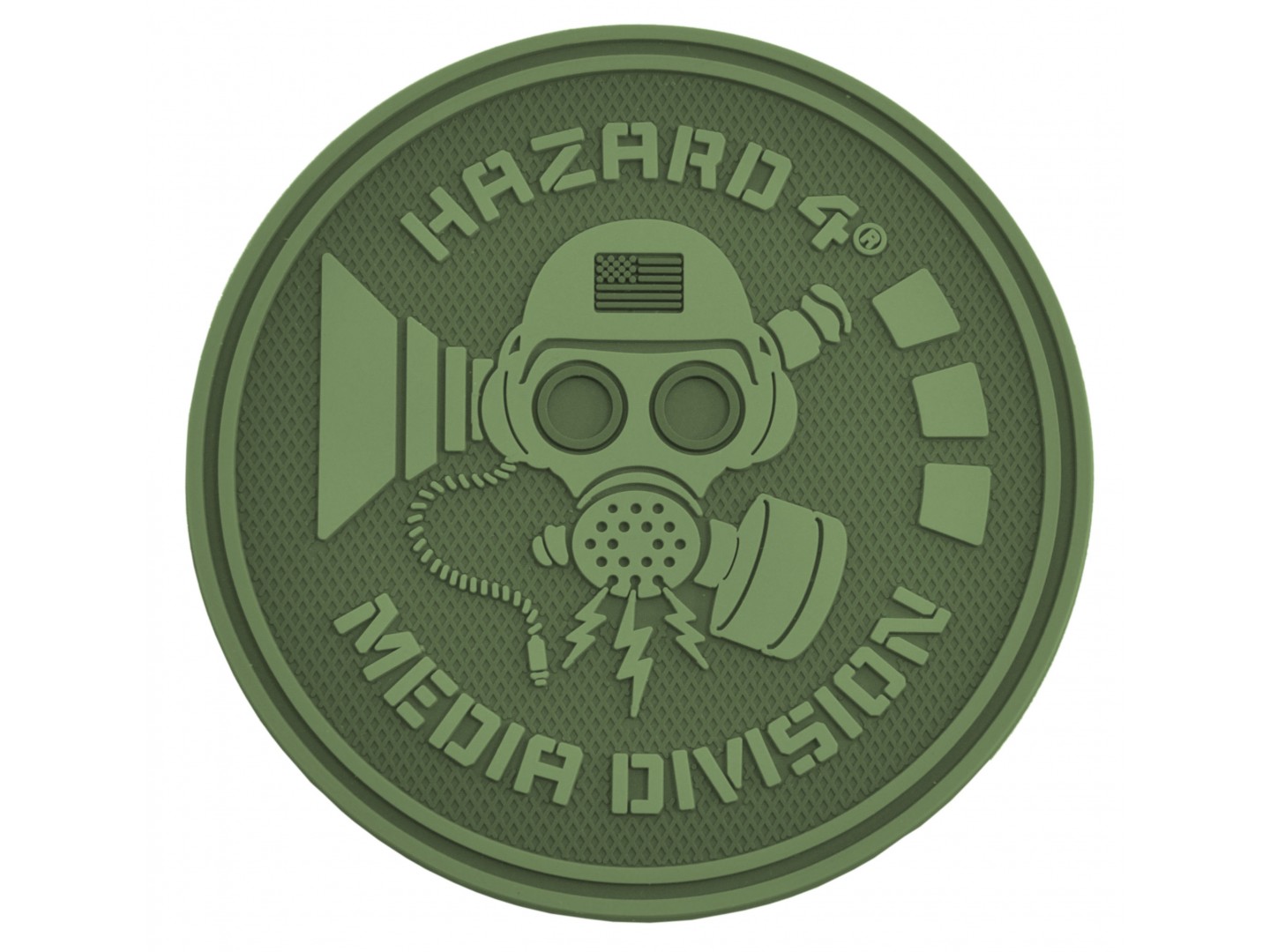Нашивка-патч на липучке велкро Hazard 4 Media Division (OD Green)