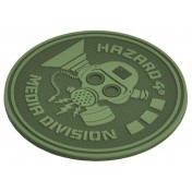 Нашивка-патч на липучке велкро Hazard 4 Media Division (OD Green) — дополнительное фото
