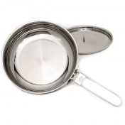 Туристическая складная сковорода с крышкой Pathfinder Folding Skillet and Lid Set — дополнительное фото