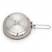 Туристическая складная сковорода с крышкой Pathfinder Folding Skillet and Lid Set — дополнительное фото