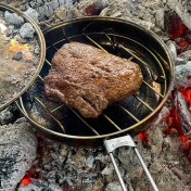 Туристическая складная сковорода с крышкой Pathfinder Folding Skillet and Lid Set — дополнительное фото