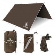 Туристический тент Pathfinder Nylon Tarp (Brown) — дополнительное фото