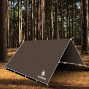 Туристический тент Pathfinder Nylon Tarp (Brown) — дополнительное фото