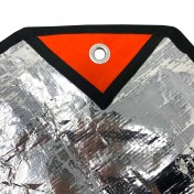 Туристическое термоодеяло для выживания Pathfinder Survival Blanket (Orange) — дополнительное фото