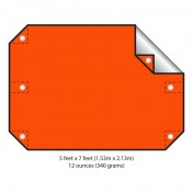 Туристическое термоодеяло для выживания Pathfinder Survival Blanket (Orange) — дополнительное фото