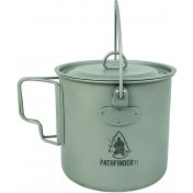 Туристический титановый котелок Pathfinder Titanium Bush Pot 1100ml — дополнительное фото