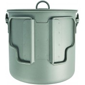 Туристический титановый котелок Pathfinder Titanium Bush Pot 1100ml — дополнительное фото