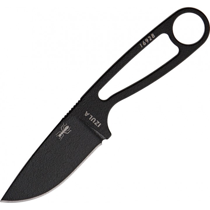 Нож ESEE Izula (рукоятка скелетная, клинок - плейн, черный)