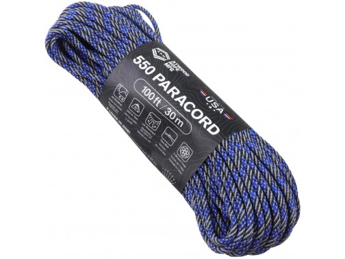 Паракорд Atwood Rope MFG 550 Thin Blue Line