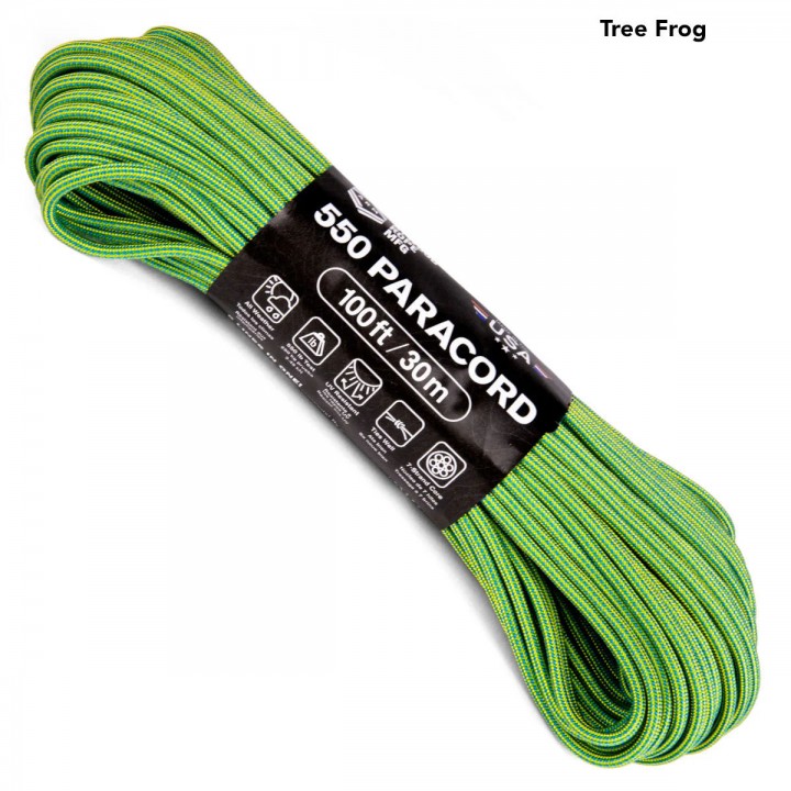 Паракорд Atwood Rope MFG 550 Tree Frog
