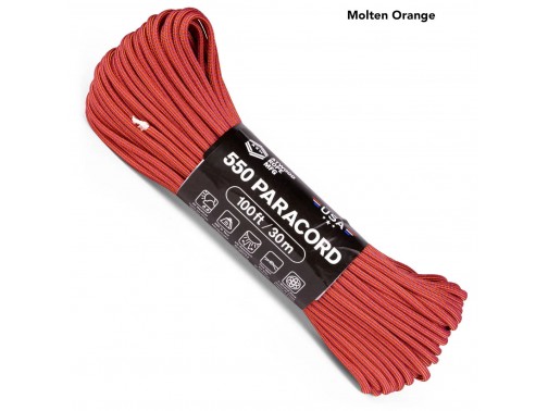 Паракорд Atwood Rope MFG 550 Molten Orange