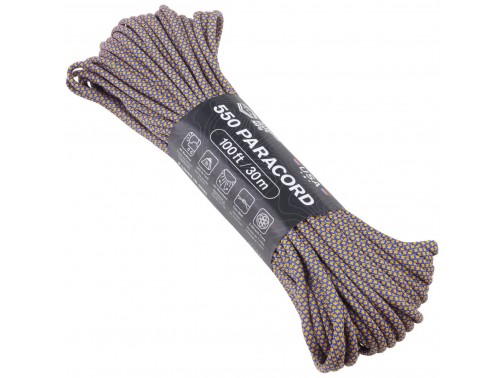 Паракорд Atwood Rope MFG 550 Diamond Ultramarine Blue w/Airforce Gold