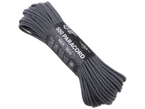 Паракорд Atwood Rope MFG 550 Diamond Black w/Grey
