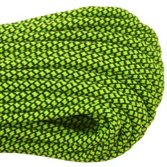 Паракорд Atwood Rope MFG 550 Diamond Black w/Neon Green Паракорд Atwood Rope MFG 550 Diamond Black w/Neon Green