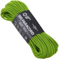 Паракорд Atwood Rope MFG 550 Diamond Black w/Neon Green