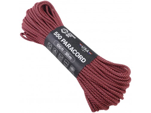 Паракорд Atwood Rope MFG 550 Diamond Black w/Pink
