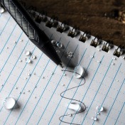 Мини-ручка с болтовым механизмом Rite in the Rain, черная — дополнительное фото