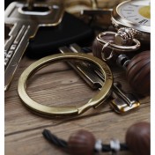 Набор металлических колец для ключей Silipac Metal Split Key Rings (Copper) — дополнительное фото