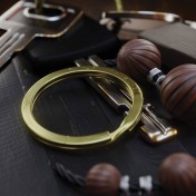 Набор металлических колец для ключей Silipac Metal Split Key Rings (Copper) — дополнительное фото