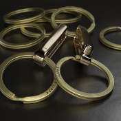 Набор металлических колец для ключей Silipac Metal Split Key Rings (Copper) — дополнительное фото