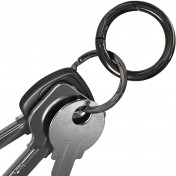Набор колец для ключей с карабином Silipac Keychain Kit (Gunmetal) — дополнительное фото