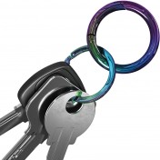 Набор колец для ключей с карабином Silipac Keychain Kit (Rainbow) — дополнительное фото