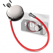 Кольцо для ключей с замком Silipac Easy Lock Cable (Red Coated) — дополнительное фото