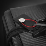 Кольцо для ключей с замком Silipac Easy Lock Cable (Red Coated) — дополнительное фото