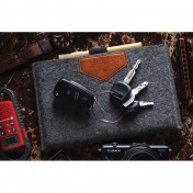 Кольцо-карабин для ключей с винтовым замком Silipac Twist Lock Cable Ring Carabiner (Puple) — дополнительное фото