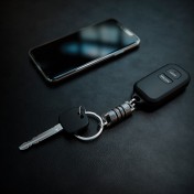 Магнитный стальной карабин для ключей и аксессуаров Silipac EDC Mag Beads (Black Stonewash) — дополнительное фото