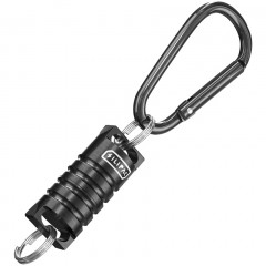 Магнитный титановый карабин для ключей и аксессуаров Silipac EDC Mag Beads (Black)