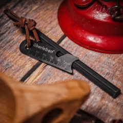 Походное огниво-мультитул Uberleben Hexa Fire Starter (6 inch)