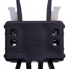 Одноразовые наручники-стяжки UZI Flex Cuff (черный)