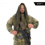Тактический шемаг (куфия/арафатка) Camcon Shemagh (Olive/Black) — дополнительное фото
