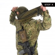 Тактический шемаг (куфия/арафатка) Camcon Shemagh (Olive/Black) — дополнительное фото