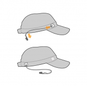 Тактическая бейсболка Hazard 4 PMC Classic Velcro Ball Cap (черный) — дополнительное фото