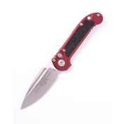 Автоматический нож Microtech LUDT Gen III S/E Stonewash (Merlot, алюминий со вставками 3M) — дополнительное фото