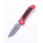 Автоматический нож Microtech LUDT Gen III T/E Stonewash (Red, алюминий со вставками 3M) — дополнительное фото