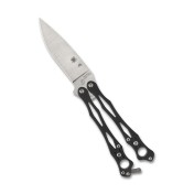 Балисонг Spyderco SmallFly 2 B02GP2 (Black, G10) — дополнительное фото