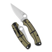 Складной нож Spyderco Para Military 2 Salt CPM MagnaCut C81GBKYLMCP2 Satin (Yellow/Black, G10 Caribbean Bi-Directional Texture) — дополнительное фото