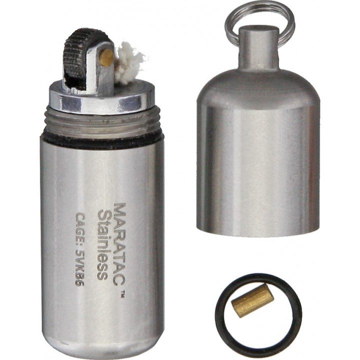 Зажигалка Maratac Peanut Lighter (нержавеющая сталь)