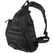 Тактический мужской однолямочный рюкзак Maxpedition Monsoon Gearslinger (черный) — основное фото