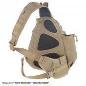 Тактический мужской однолямочный рюкзак Maxpedition Monsoon Gearslinger (черный) — дополнительное фото